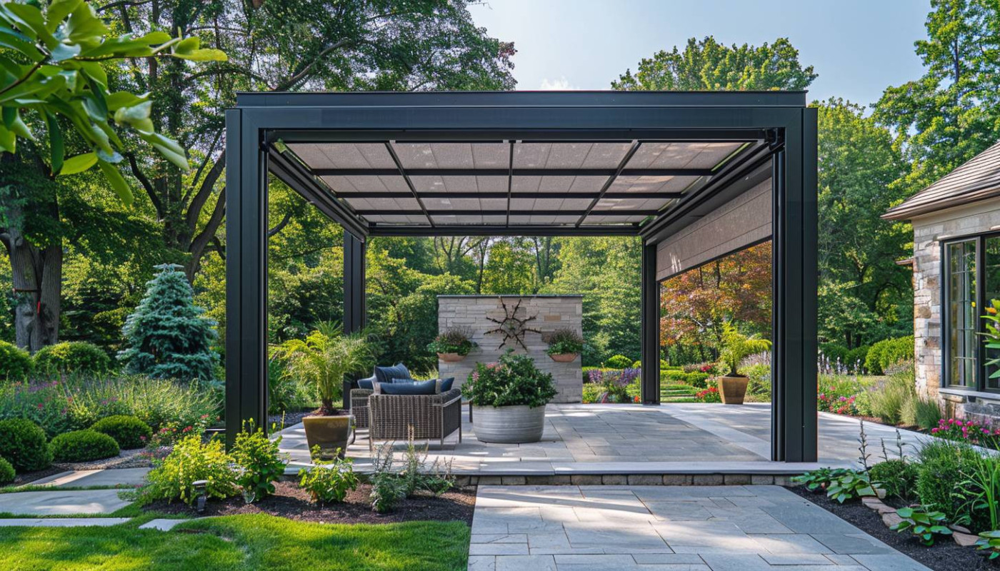 Choisir la meilleure pergola à toile enroulable pour votre espace extérieur