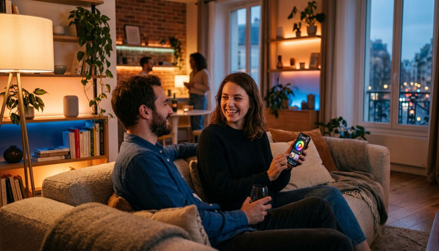 Éclairages connectés : une histoire de technologie et d’émotions