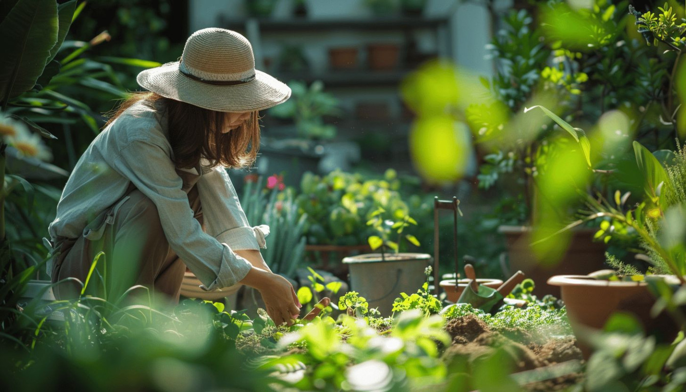 Exploration des méthodes pour un entretien de jardin économe